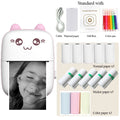 Portable Thermal Printer MINI CAT Print Photo Pocket Thermal Label