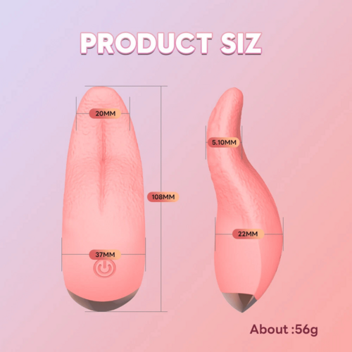 Tongue Clit Licking Vibrator G-Spot Sucking Oral Massager Sex Toys For