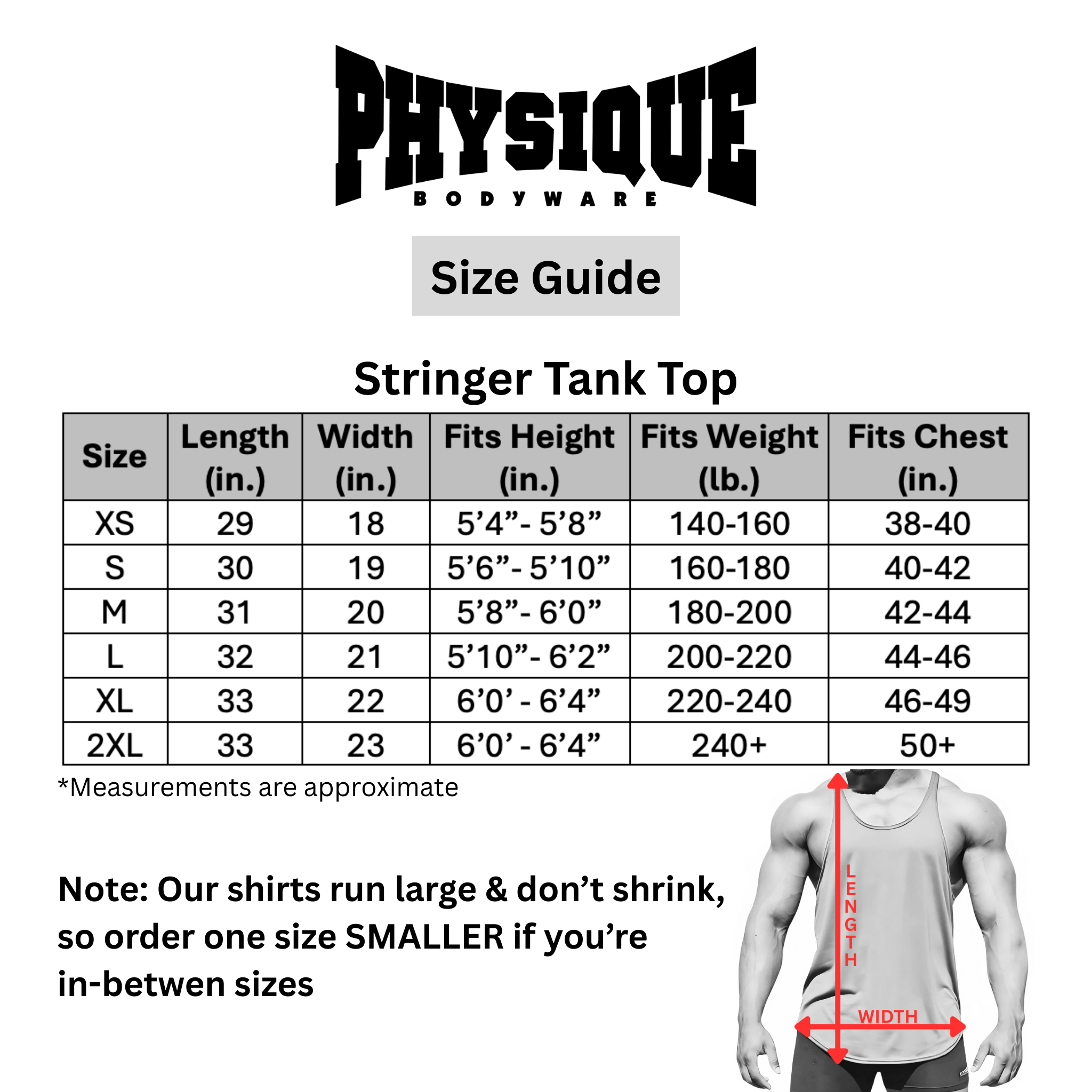 Mens Stringer Tank Top